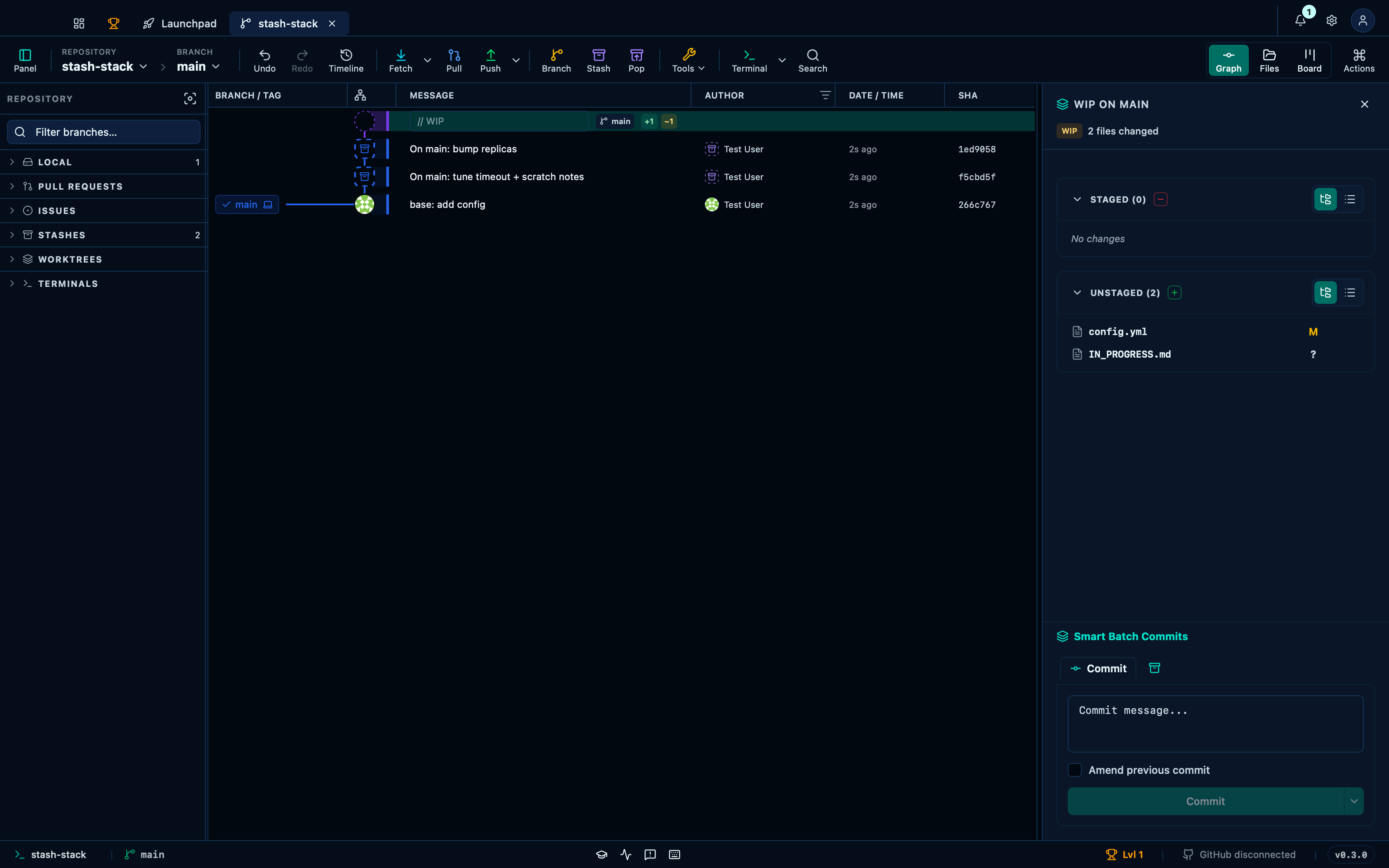 Bulk-unstaging all staged files